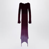 The Attico Purple/burgundy convertible dress in nylon blend