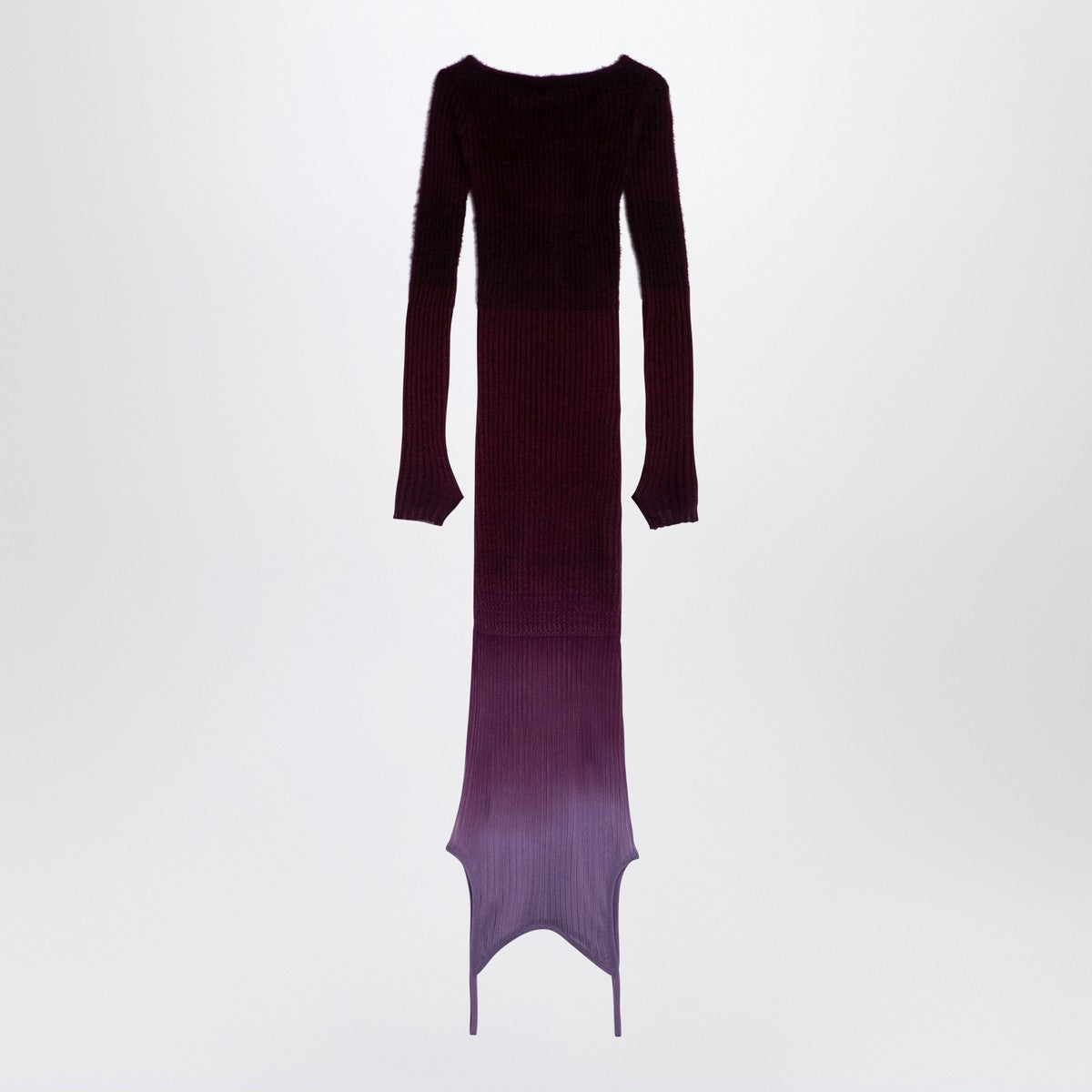 The Attico Purple/burgundy convertible dress in nylon blend
