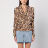 ISABEL MARANT Snake Print Marlin Blouse