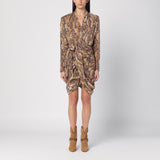 ISABEL MARANT Cleora snake print dress