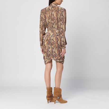 ISABEL MARANT Cleora snake print dress