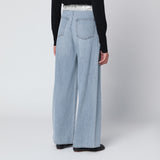 Sacai Blue/light grey two-tone jeans