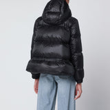 Sacai Black nylon down jacket with drawstring
