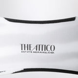 The Attico Two-piece zebra bikini in black/white