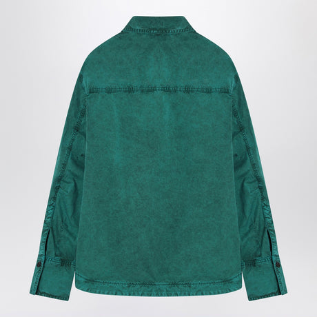 The Attico Green cotton shirt
