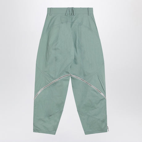 The Attico Sage green trousers with zip