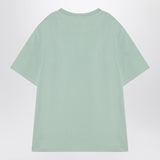 The Attico Mint green asymmetrical oversize T-shirt