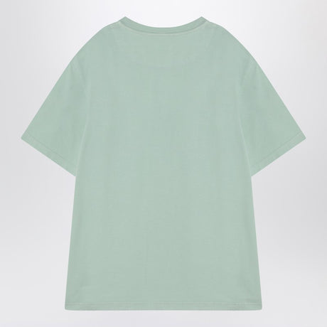 The Attico Mint green asymmetrical oversize T-shirt