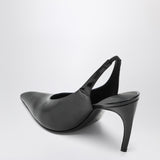The Attico Black Viper Slingback