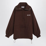 The Attico Brown cotton sweatshirt with logo