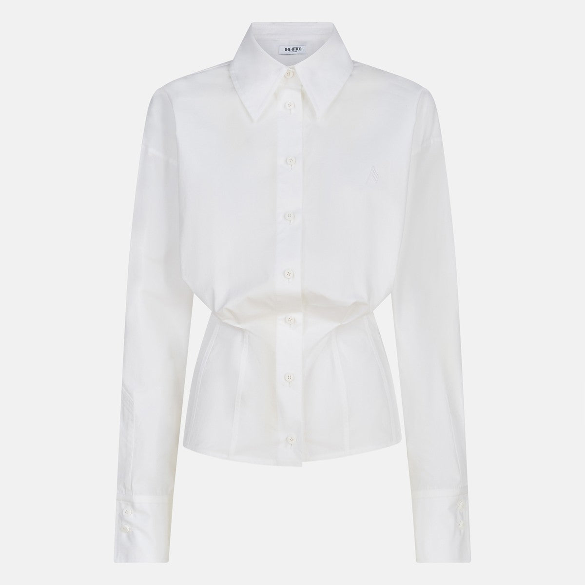 The Attico White cotton shirt