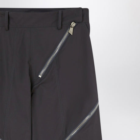 The Attico Dark grey trousers with zip details