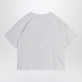Mini Rodini light grey T-shirt with Flundra print