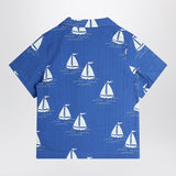Mini Rodini Blue shirt with sailboats