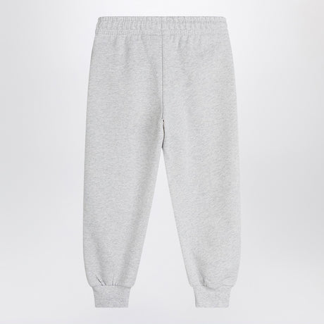 Mini Rodini Gray jogging pants with Flundra print