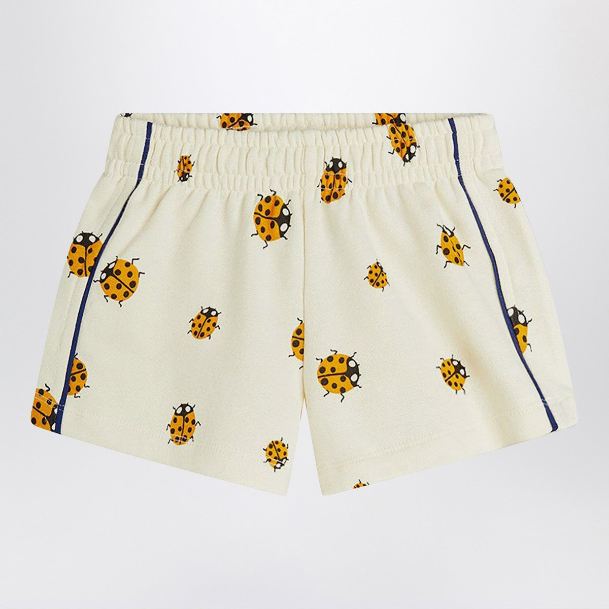 Mini Rodini Short white with ladybugs