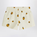 Mini Rodini Short white with ladybugs