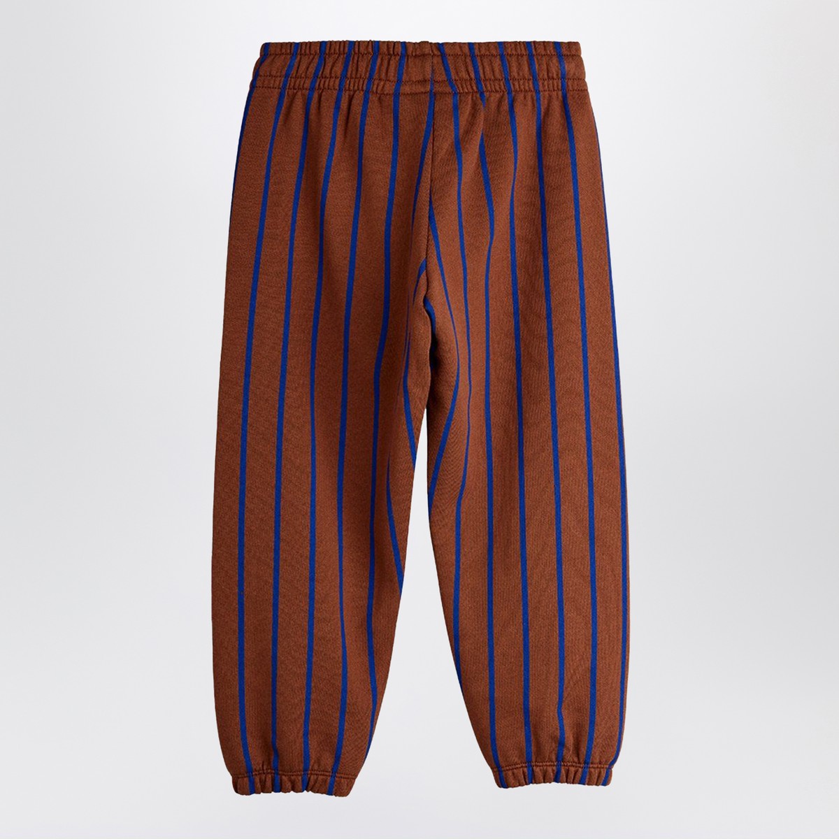 Mini Rodini Brown striped jogging trousers