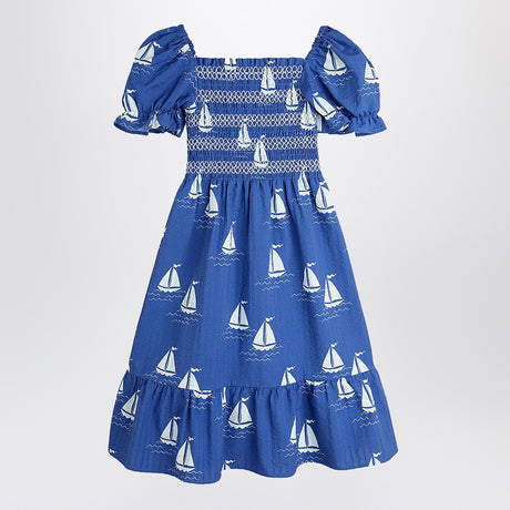 Mini Rodini Blue dress with sailboats