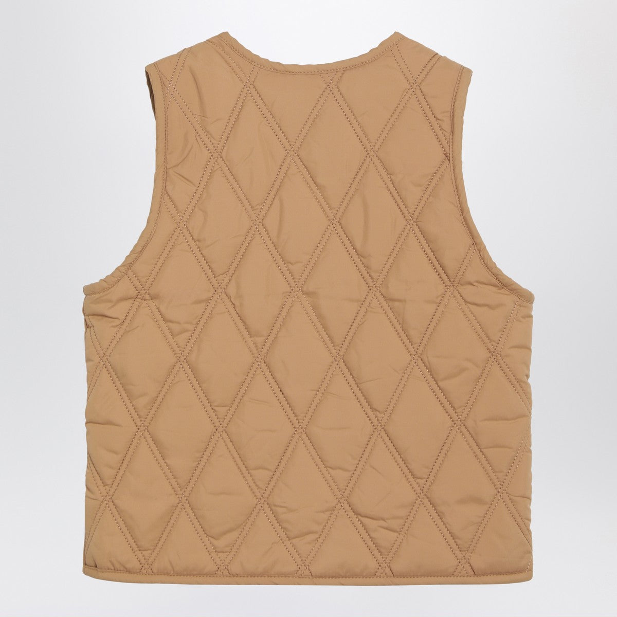 Mini Rodini Beige Ritzratz quilted vest