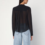 ISABEL MARANT Étoile Black Noeline blouse in viscose crêpe