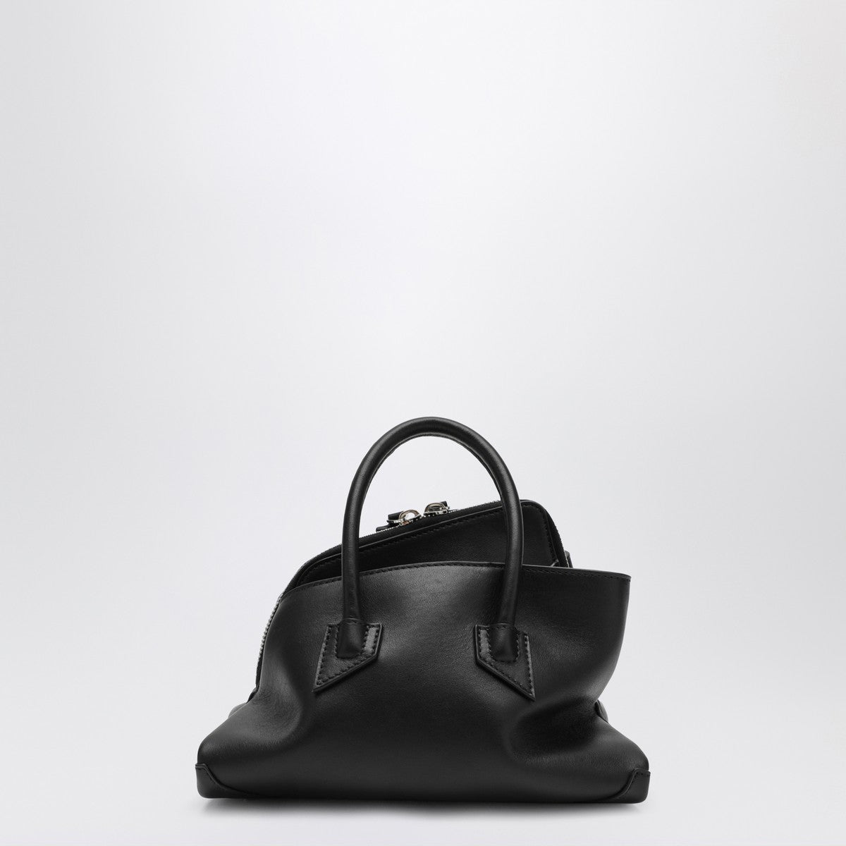 The Attico Black leather La Passeggiata Mini bag