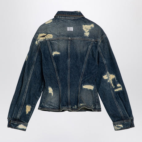 Marc Jacobs Washed denim jacket with worn details