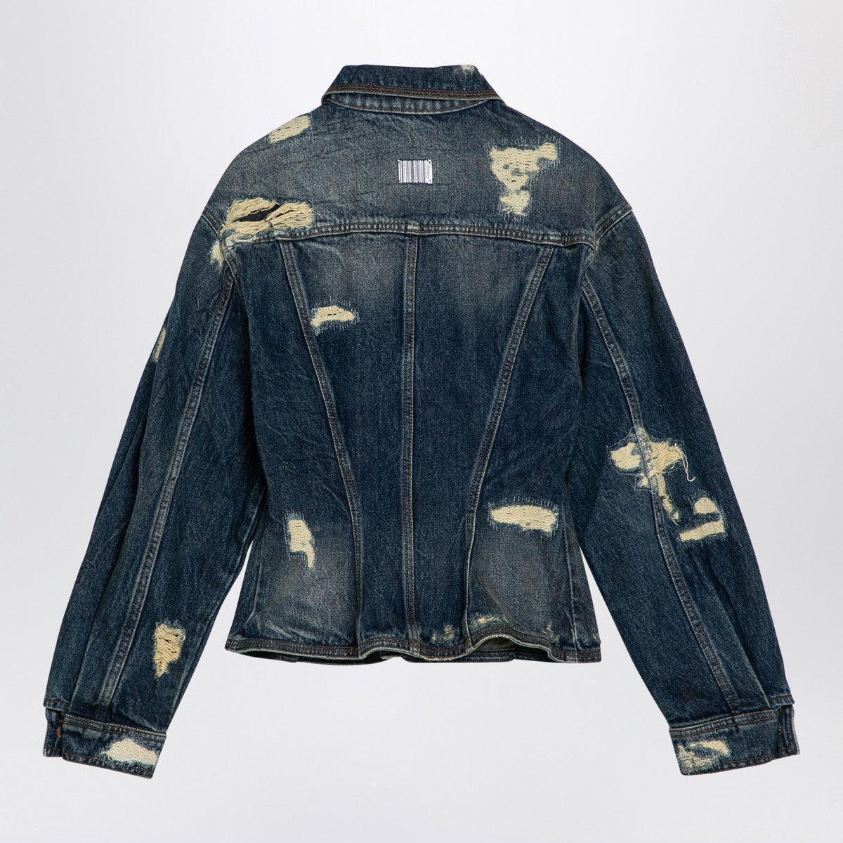 Marc Jacobs Washed denim jacket with worn details