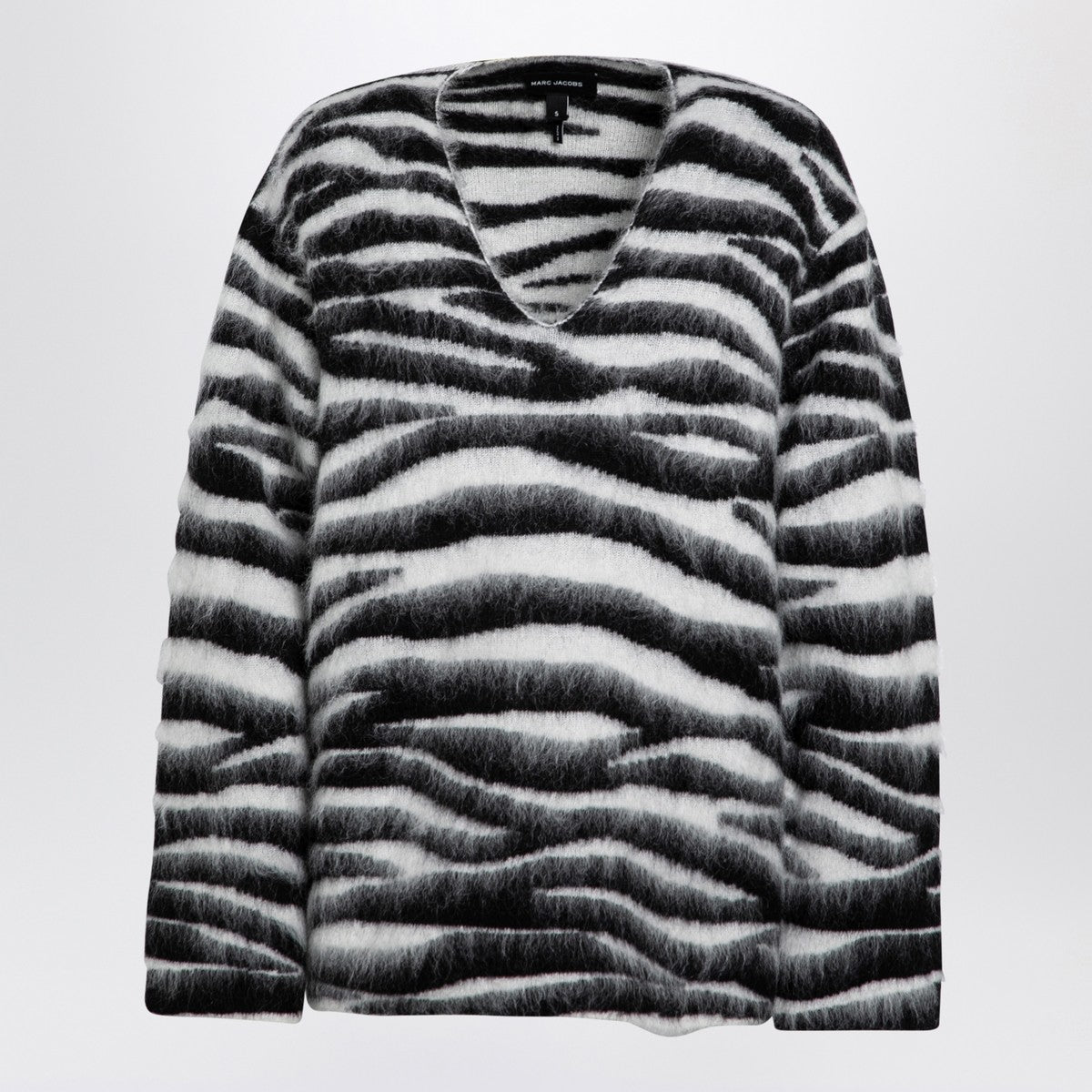 Marc Jacobs Zebra-patterned jumper in wool blend