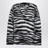 Marc Jacobs Zebra-patterned jumper in wool blend