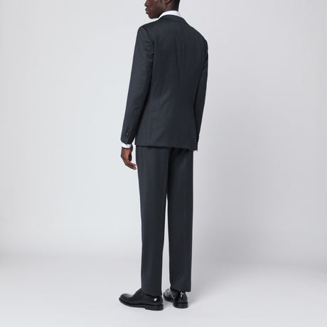 Tagliatore Gray single-breasted wool suit