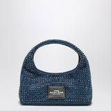Marc Jacobs Borsa The Mini Sack in denim with rhinestones