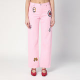 Marc Jacobs Pink jeans with prints