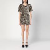 Marc Jacobs Gold mini dress with sequins