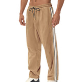 Men's Simplicity Side Stripe Leisure Loose Track Pants