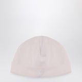 Polo Ralph Lauren Light pink cotton bonnet with logo