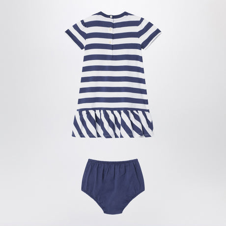 Polo Ralph Lauren Polo Bear striped set white/navy blue
