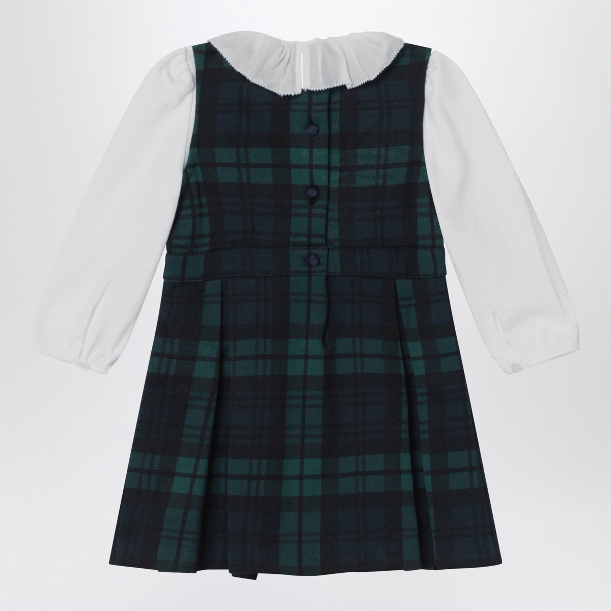 Polo Ralph Lauren Dress in dark green tartan pattern