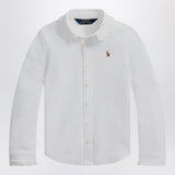 Polo Ralph Lauren White Oxford shirt with ruffles