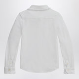 Polo Ralph Lauren White Oxford shirt with ruffles