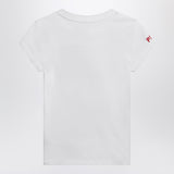 Polo Ralph Lauren white jersey T-shirt with flag