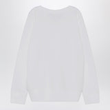 Polo Ralph Lauren White jersey sweatshirt with Polo Bear