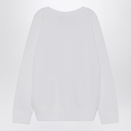 Polo Ralph Lauren White jersey sweatshirt with Polo Bear