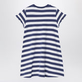 Polo Ralph Lauren Polo Bear striped dress navy blue/white