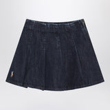 Polo Ralph Lauren Blue pleated denim skirt