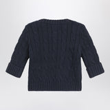 Polo Ralph Lauren Navy blue cable-knit cotton sweater