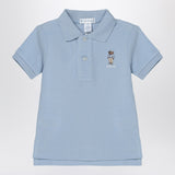 Polo Ralph Lauren Light blue cotton polo shirt with logo embroidery