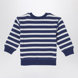 Polo Ralph Lauren White/navy blue striped sweatshirt with print