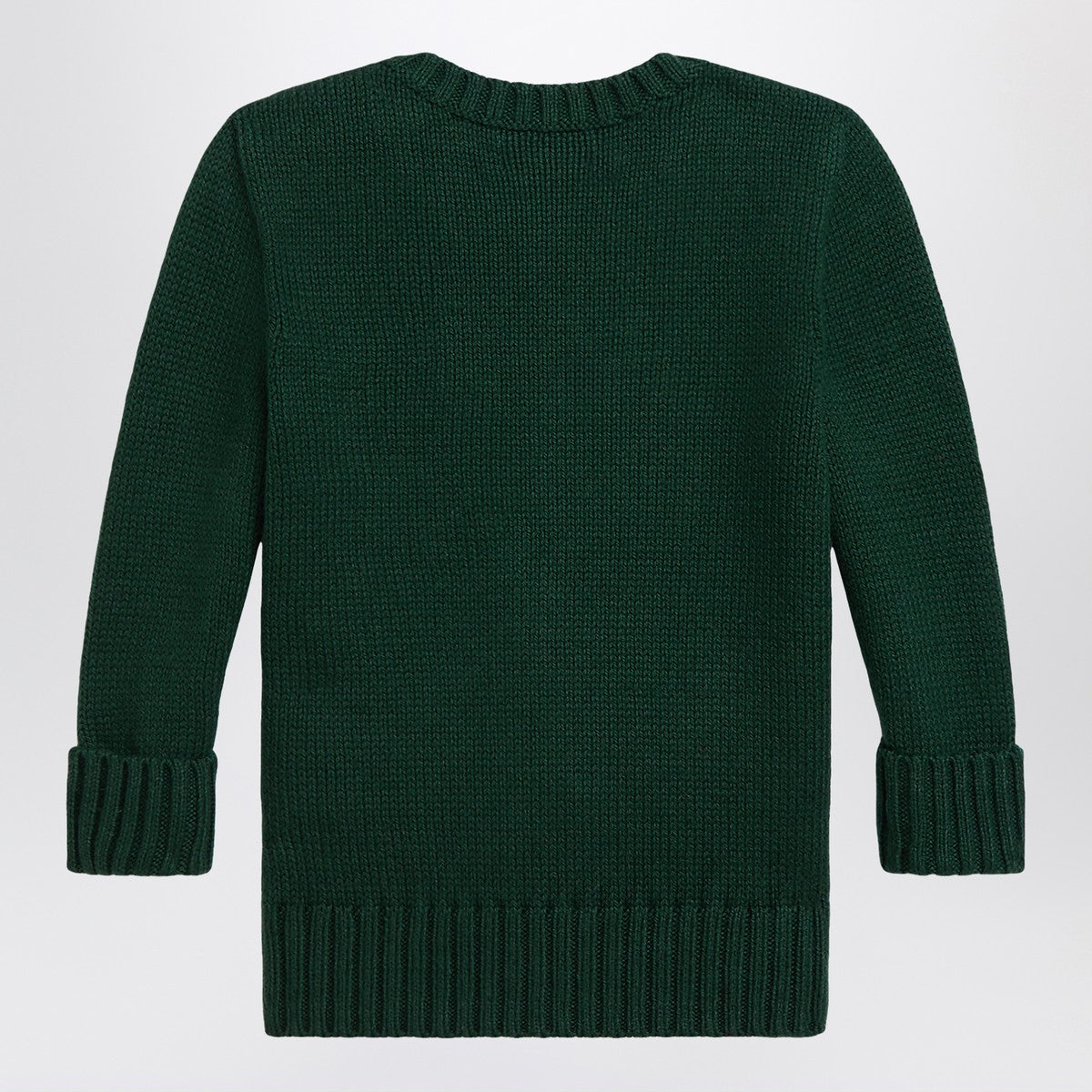 Polo Ralph Lauren Moss green cotton Polo Bear sweater