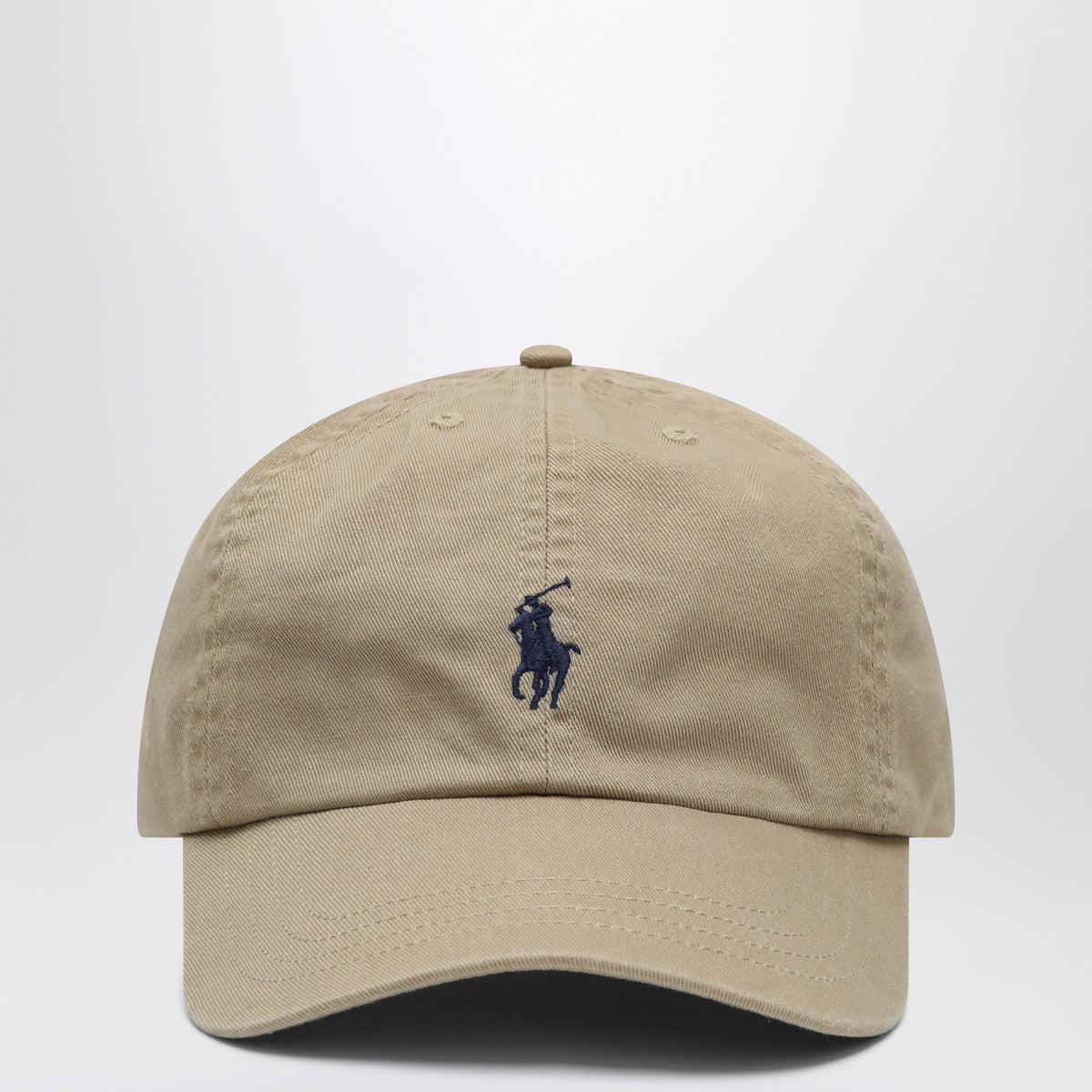 Polo Ralph Lauren Khaki baseball cap with logo